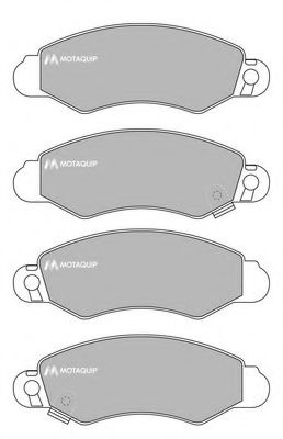 Тормозные колодки MOTAQUIP LVXL658