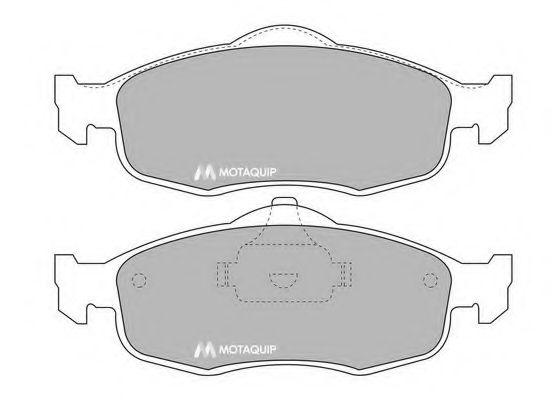 Тормозные колодки MOTAQUIP LVXL662