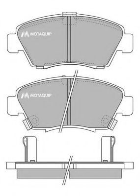 Тормозные колодки MOTAQUIP LVXL752