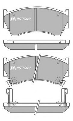 Тормозные колодки MOTAQUIP LVXL885