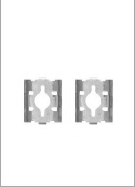 Скобы тормозных колодок MOTAQUIP LVMK1099