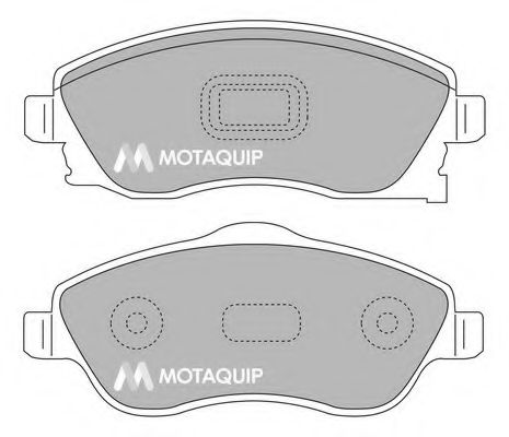 Тормозные колодки MOTAQUIP LVXL1014