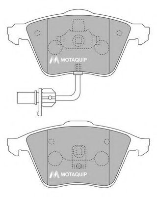 Тормозные колодки MOTAQUIP LVXL1031