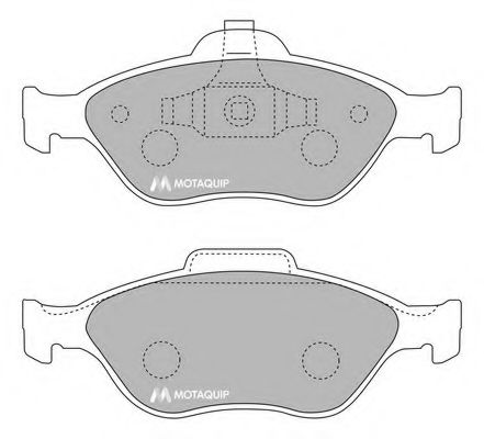 Тормозные колодки MOTAQUIP LVXL1063