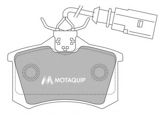 Тормозные колодки MOTAQUIP LVXL1097