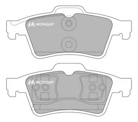 Тормозные колодки MOTAQUIP LVXL1118