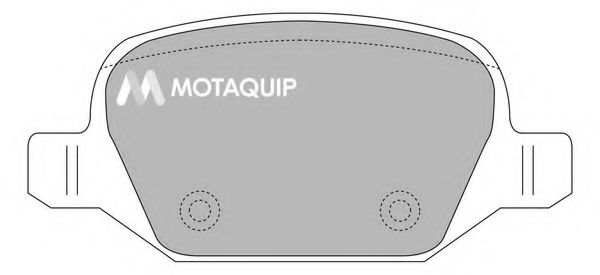 Тормозные колодки MOTAQUIP LVXL1164