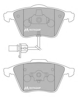 Тормозные колодки MOTAQUIP LVXL1165