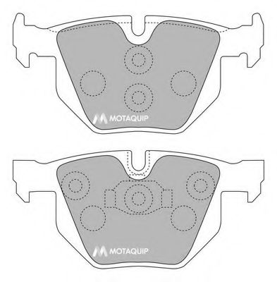 Тормозные колодки MOTAQUIP LVXL1167