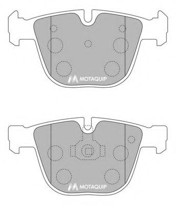 Тормозные колодки MOTAQUIP LVXL1169