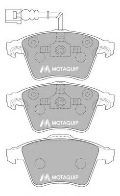 Тормозные колодки MOTAQUIP LVXL1170
