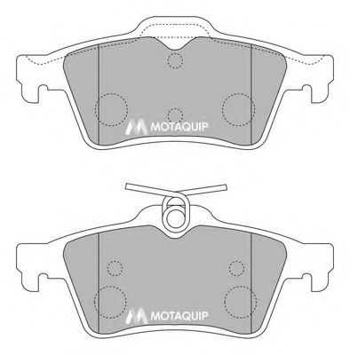 Тормозные колодки MOTAQUIP LVXL1184
