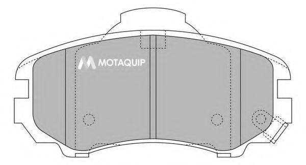 Тормозные колодки MOTAQUIP LVXL1189