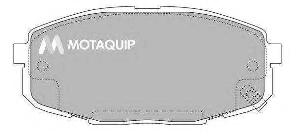 Тормозные колодки MOTAQUIP LVXL1200
