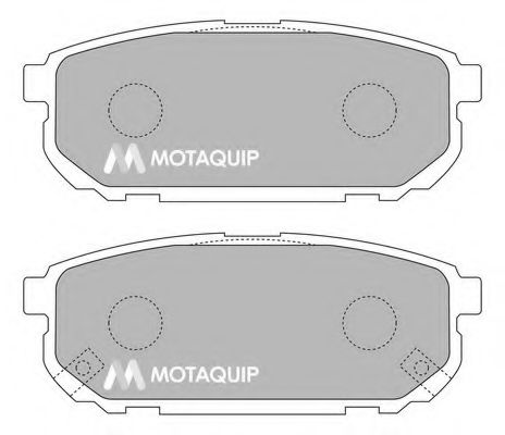 Тормозные колодки MOTAQUIP LVXL1202
