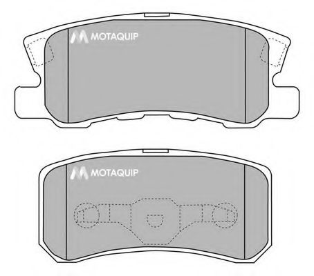 Тормозные колодки MOTAQUIP LVXL1217