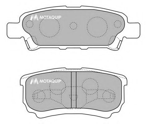 Тормозные колодки MOTAQUIP LVXL1218