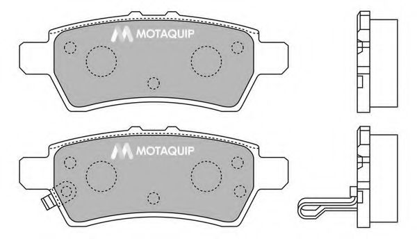 Тормозные колодки MOTAQUIP LVXL1223