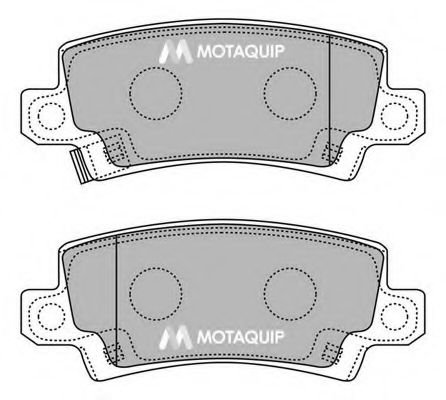 Тормозные колодки MOTAQUIP LVXL1243