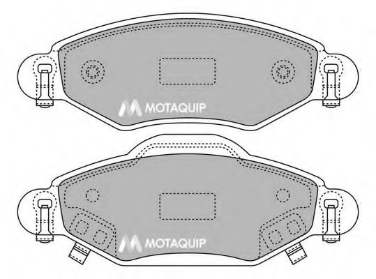 Тормозные колодки MOTAQUIP LVXL1248