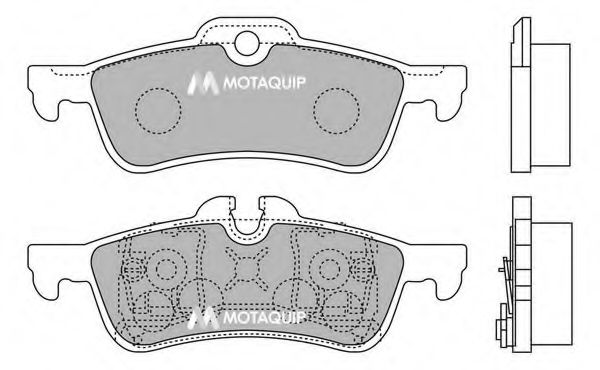 Тормозные колодки MOTAQUIP LVXL1257