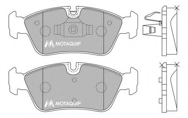 Тормозные колодки MOTAQUIP LVXL1259