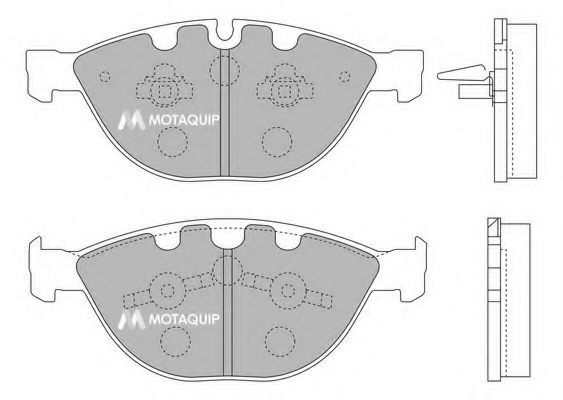Тормозные колодки MOTAQUIP LVXL1265