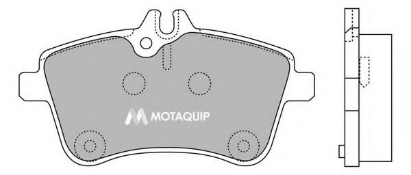 Тормозные колодки MOTAQUIP LVXL1267