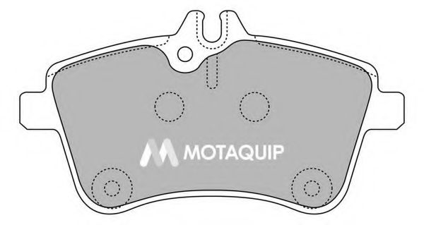 Тормозные колодки MOTAQUIP LVXL1268
