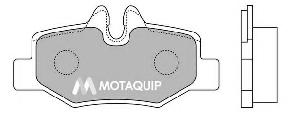 Тормозные колодки MOTAQUIP LVXL1270