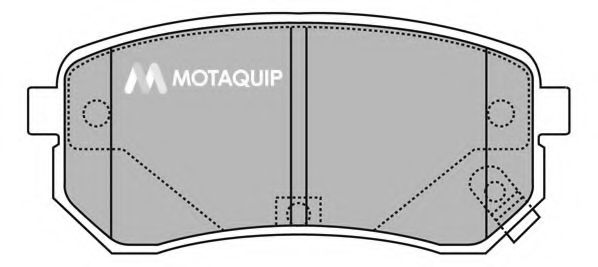 Тормозные колодки MOTAQUIP LVXL1272
