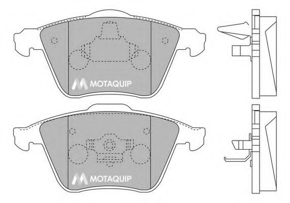 Тормозные колодки MOTAQUIP LVXL1276