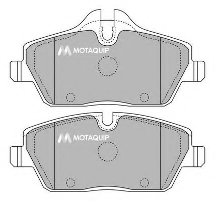 Тормозные колодки MOTAQUIP LVXL1277