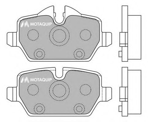 Тормозные колодки MOTAQUIP LVXL1278