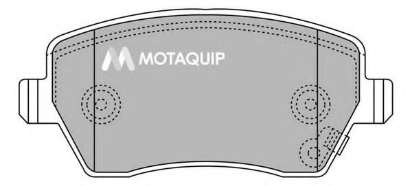 Тормозные колодки MOTAQUIP LVXL1281