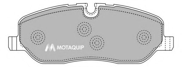 Тормозные колодки MOTAQUIP LVXL1283