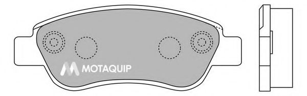 Тормозные колодки MOTAQUIP LVXL1285