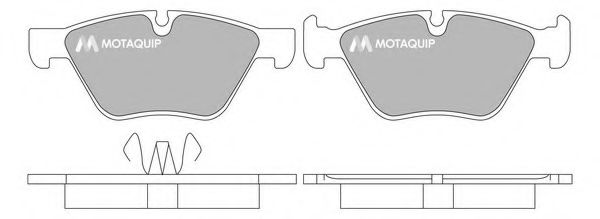 Тормозные колодки MOTAQUIP LVXL1291