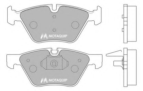 Тормозные колодки MOTAQUIP LVXL1292