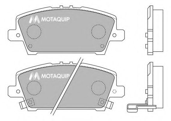Тормозные колодки MOTAQUIP LVXL1295