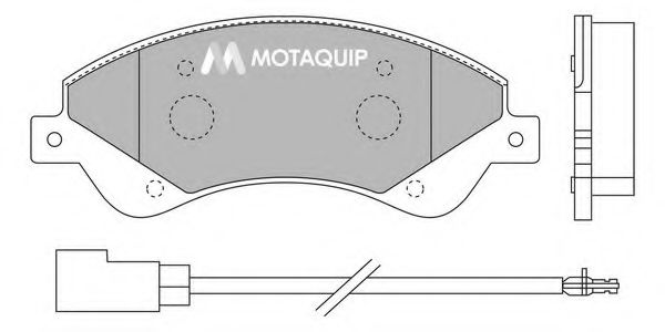 Тормозные колодки MOTAQUIP LVXL1302