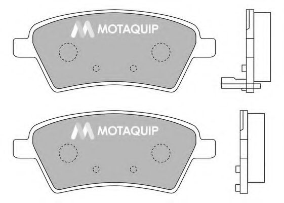 Тормозные колодки MOTAQUIP LVXL1304