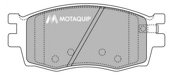 Тормозные колодки MOTAQUIP LVXL1311