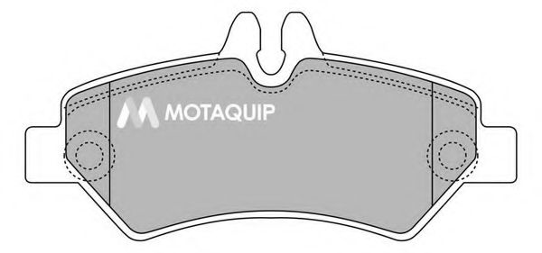 Тормозные колодки MOTAQUIP LVXL1312