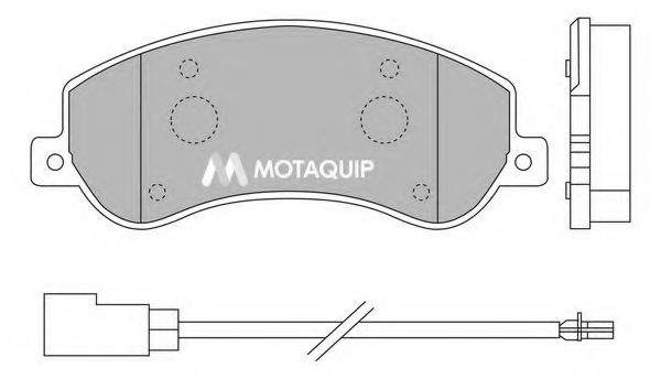 Тормозные колодки MOTAQUIP LVXL1318