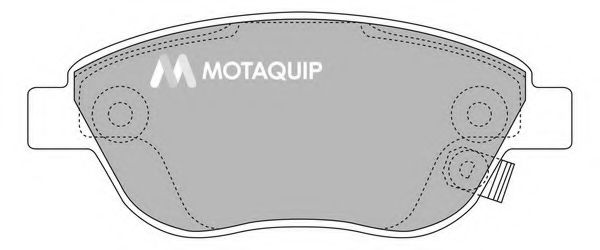 Тормозные колодки MOTAQUIP LVXL1321