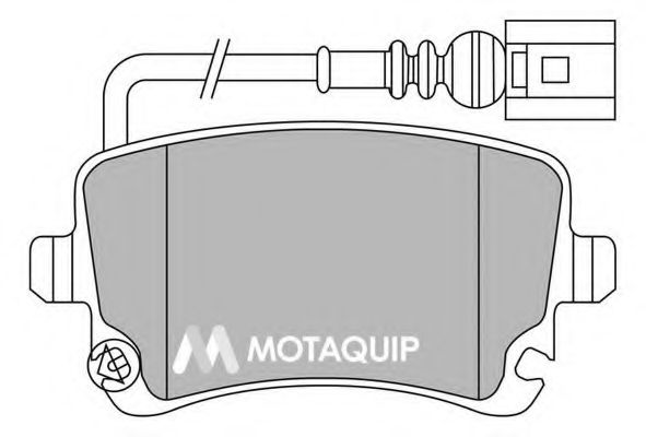 Тормозные колодки MOTAQUIP LVXL1327