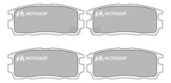 Тормозные колодки MOTAQUIP LVXL1346