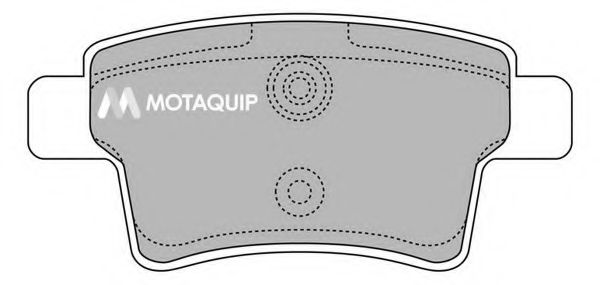 Тормозные колодки MOTAQUIP LVXL1374