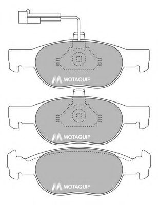 Тормозные колодки MOTAQUIP LVXL869